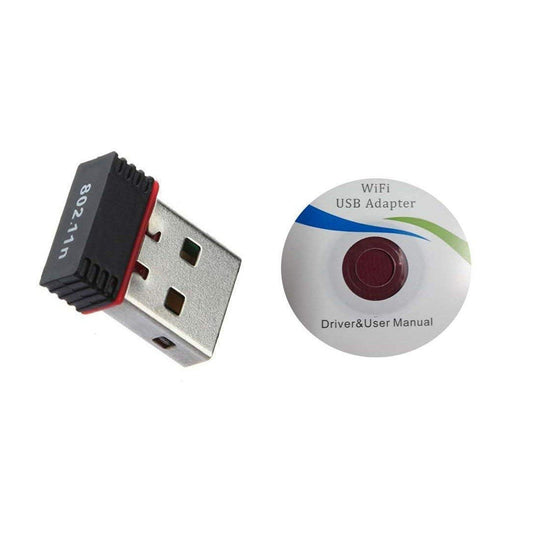 Mini Wi-Fi adapter USB dongle for laptop and computer wireless connection