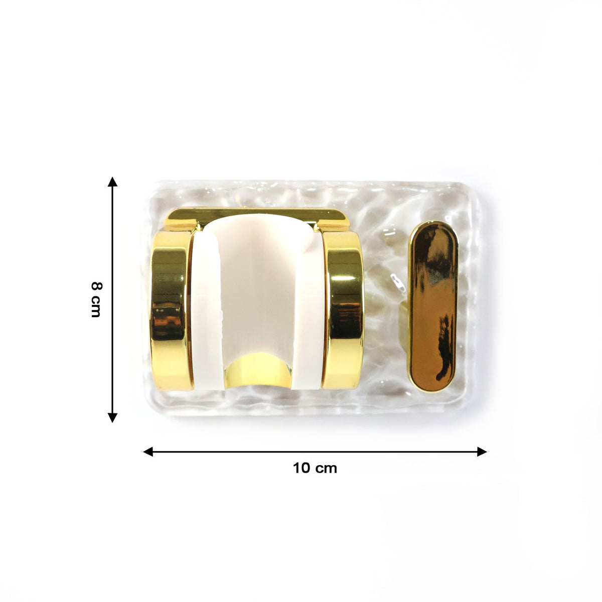 Kitchen wall cleaning tool organizer holding broom and mop securely
